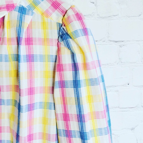 Vintage puff sleeves blouse - Picture 5 of 6